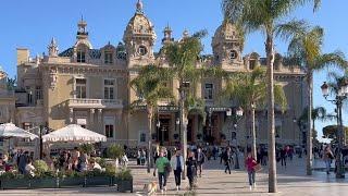 Monaco Walk March 2025  Monte Carlo 4K Walking Tour