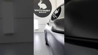 Tesla Model 3 Satin Black Wrap | White Rabbit Wraps