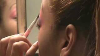 "Hawaiian Punch" Blue Pink Red Gold Eye Make Up Tutorial by Jimmi Pynk