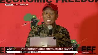 Malema addresses Gauteng EFF members