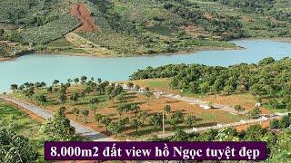 8000m2 đất view toàn cảnh Hồ Ngọc, Lộc Tân, Bảo Lộc | View hồ Ngọc xanh mướt, không khí trong lành