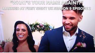 MARRIED AT FIRST SIGHT UK Season 9 Episode 2 | NATHAN & LACEY | CHARLIE & EVE | What's your name?