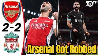  EGAL HEATED RANT  ARSENAL 2-2 LIVERPOOL  PREMIER LEAGUE LIVE REACTION  REFS ROBBED US AGAIN