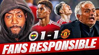 DISGRACEFUL: FANS RESPONSIBLE FOR THIS TRASH | Fenerbahce vs. Manchester United | MATCH REACTION