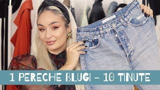 O singura pereche de JEANS - 10 tinute diferite de toamna