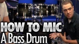 How To Mic A Bass Drum - Drum Lessons