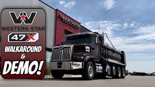 2025 WESTERN STAR 47X QUAD AXLE DUMP WALKAROUND INTERIOR/EXTERIOR!!!