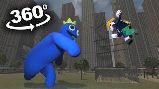 VR 360 Rainbow Friends Blue is Chasing You!