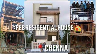 Chennai peb residential construction  full making video #peb #prefab #structuralengineering #tamil