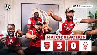 Arsenal 3-0 Nottingham Forest | Full Fan Goal celebrations | Saka Partey Nwaneri