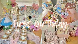 ONEderland 1st Birthday Vlog: Party Prep & Gift Ideas | Shola Christie