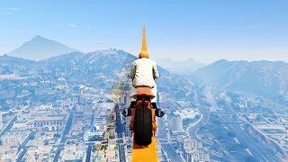 WORLD'S LONGEST TIGHTROPE RACE! (GTA 5 Funny Moments)