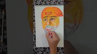 sai baba drawing #oil pestal coloring# how to draw portrait