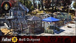 FALLOUT 76 | Brotherhood Of Steel Outpost Camp Build.