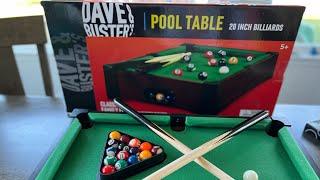 Opening a Mini pool table!