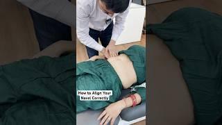 How to Align Your Navel Correctly #trending  #shortfeed