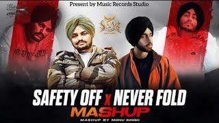 Safety off x Never Fold| Gangsta Mashup| Sidhu Moosewala & Shubh| Music Moods Official