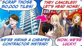 The Main Contractor Chose a Cheaper Firm Over Us & Canceled Our 50,000 Tile Order![RomCom Manga Dub]