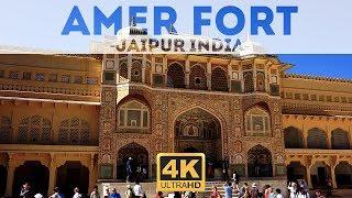 Amer Fort Jaipur India in 4K