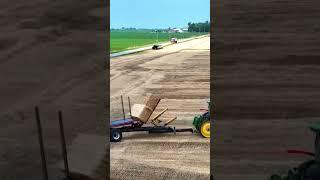 Watch This Machine Stack Hay Bales Like a Pro!  #farming #automobile  #agriculture