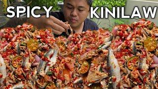 SPICY KINILAW NA ISDA | SEAFOOD MUKBANG | MUKBANG PHILIPPINES