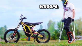when you can't ride so you build your dream Surron instead