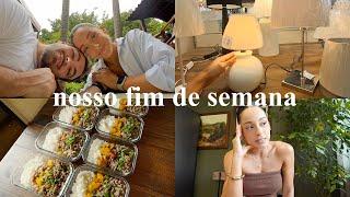 Metas semanais, fazendo marmitas, compras para casa, corrida no parque, café em bsb, nosso fds…