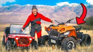 REVIVING AN ABANDONED ATV TO POWER OUR MINI JEEP