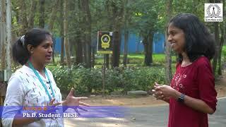 My advice to people wanting to join IISc: Alekya B, PhD student, DESE