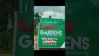 Now Selling Kairos Garden estate Land In Epe Lagos