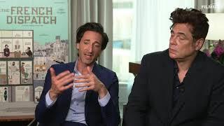 The French Dispatch: Andrien Brody & Benicio del Toro Interview Englisch English (2021)