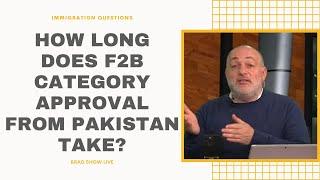 How Long Does F2B Category Approval From Pakistan Take?