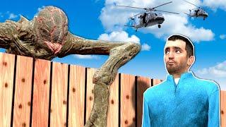 QUIET PLACE ALIENS ATTACK OUR FORT! (Garry's Mod)