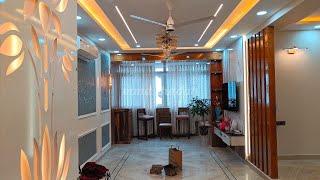 full flat interior design ideas | 3bhk flat final look | royale paint finishing