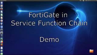 FortiGate in Service Function Chain with OpenDayLight