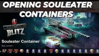 Opening Souleater Containers & First Battle | WOTB | WOTBLITZ | Crate Box Opening | World of tanks