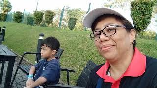 me and achoi the little boy my daughter friend #normafrosales #jerudongpark #viralvideo