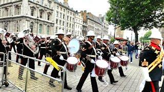 Royal Marines Band at Cenotaph Whitehall London - 22nd May 2025