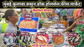 Kulaba Fish Market | Mumbai Kulaba Fish Market | Fish Market kulaba | Wholesale Fish Market  kulaba