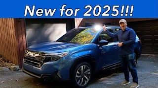 A Close Look at the 2025 Subaru Forester Touring! Space Efficient!