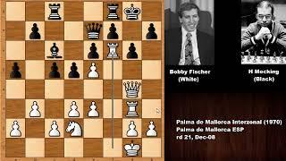 Bobby Fischer vs Henrique Mecking - Palma de Mallorca (1970)