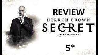 5* REVIEW Derren Brown SECRET BROADWAY Cort Theatre