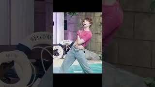 Before showing his abs, he first look at his members