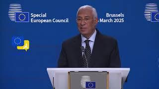 Europe Rises to Defend Its Future! António Costa’s Game-Changing Speech #eudebates #defence #EUCO