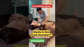 HOT ⁉️ PIJAT REFLEKSI DI SURABAYA WANITA CANTIK INI DIEM AJA, PEMIJATNYA COWOK LAGI #viral #shorts