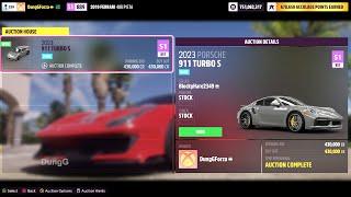 Forza Horizon 5 Auction House Sniping 2023 Porsche 911 Turbo S