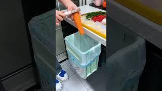 Smart Space-Saving Solution: Foldable Waste Bin for Kitchen#shorts