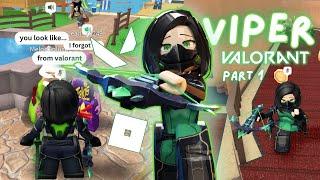 I Played MM2 AS VIPER from VALORANT *Funny Moments* PART 1