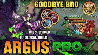 ARGUS ONE SHOT BUILD BRO [ WTF DAMAGE ] || ARGUS BEST BUILD 2024