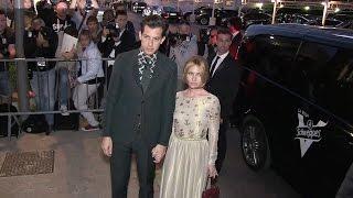 EXCLUSIVE - Mark Ronson and Josephine de la Baume at Vanity Fair Dinner in Cannes